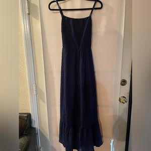 a.n.a a new approach Maxi blue dress NWT sz M